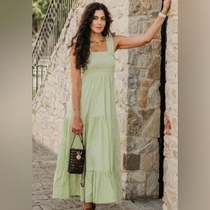 Abercrombie & Fitch Tiered Maxi Dress